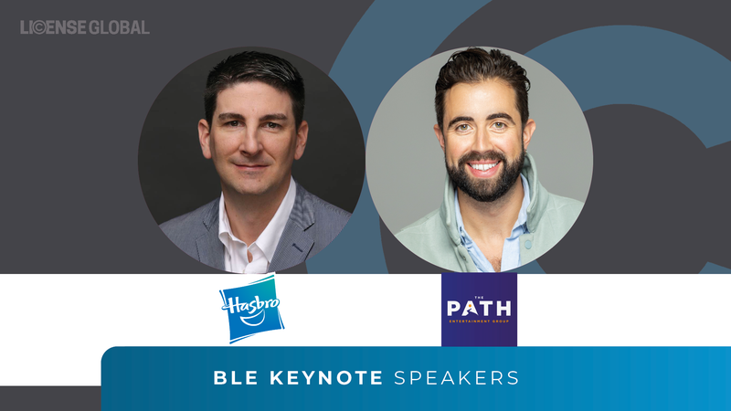 BLE 2023 Keynote Speakers: Matt Proulx, Hasbro (l) and David Hutchinson, The Path Entertainment Group