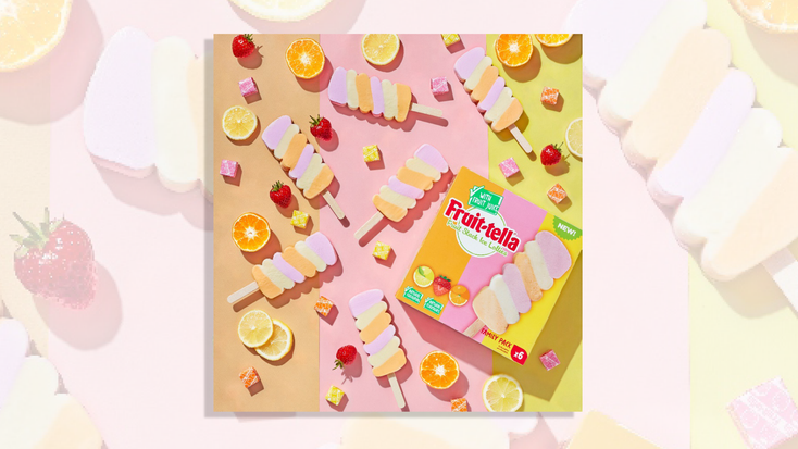 The Fruit-tella ice pop. The Fruit-tella ice pop.