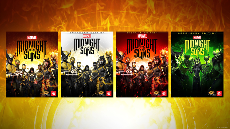 "Midnight Suns" covers.