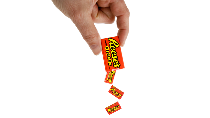 World Smallest's Reese's Mini Pieces toy World Smallest's Reese's Mini Pieces toy