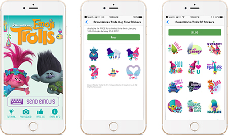 DWA’s Trolls Inspires Digital Stickers, Emoji App DWA’s Trolls Inspires Digital Stickers, Emoji App