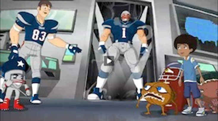 NFL, Nicktoons Debut 'Rush Zone'