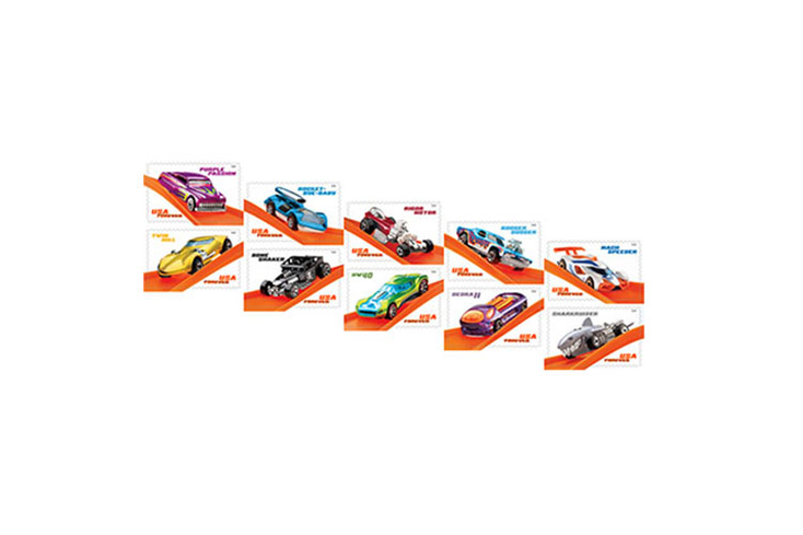 Hot Wheels Stamps to Ride with USPS