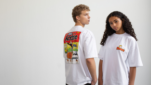 T-shirts from the Archie Comics collection.