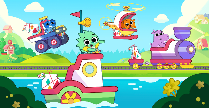 The "Pikwik Pack" characters The "Pikwik Pack" characters