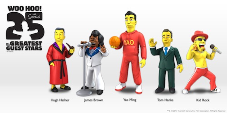 Fox Unveils Simpsons Stars Line Fox Unveils Simpsons Stars Line