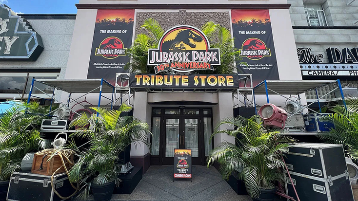 Jurassic Park 30th anniversary tribute store