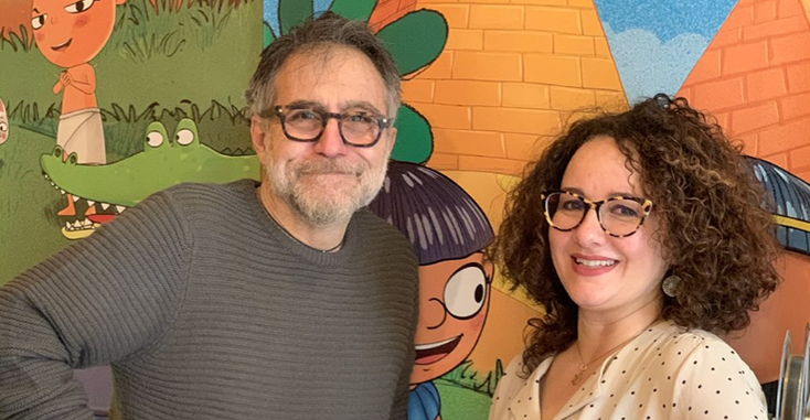 Maurizio Forestieri and Anna Lucia Pisanelli from Graphlim Entertainment Maurizio Forestieri and Anna Lucia Pisanelli from Graphlim Entertainment