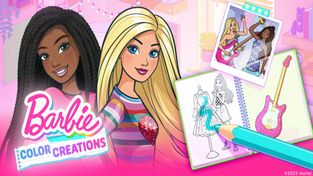 Barbie Color Creations app.