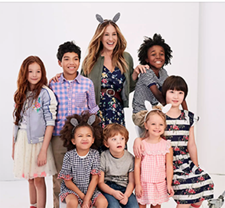 Gap, Sarah Jessica Parker Team for Kids Apparel Gap, Sarah Jessica Parker Team for Kids Apparel