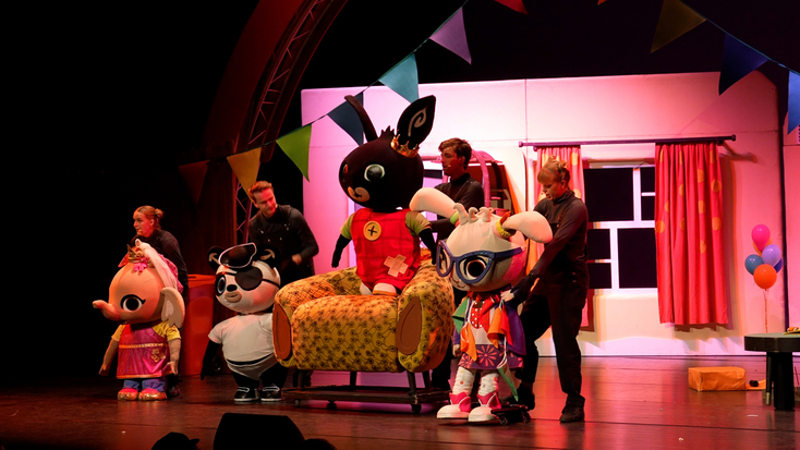 “Bing's Birthday” live show. “Bing's Birthday” live show.