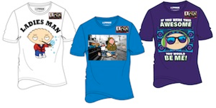 Fox Teams for 'Family Guy' Tees Fox Teams for 'Family Guy' Tees