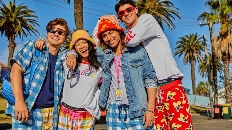 Coca-Cola and Peter Alexander fashion collaboration. Coca-Cola and Peter Alexander fashion collaboration.