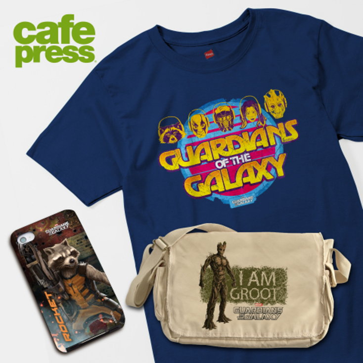 CafePress Adds Guardians of Galaxy Line