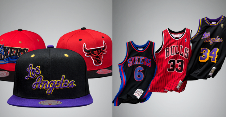 THE NBA LAUNCHES A MITCHELL & NESS COLLECTION EXCLUSIVELY AT LIDS