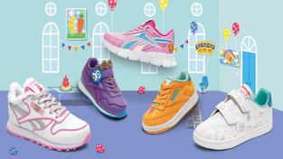 The entire Reebok x Peppa Pig kids-only collection.