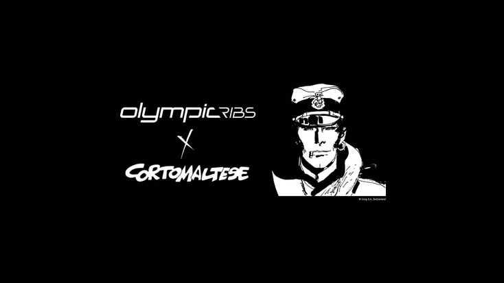 Promotional image for Olympic Ribs and Corto Maltese.