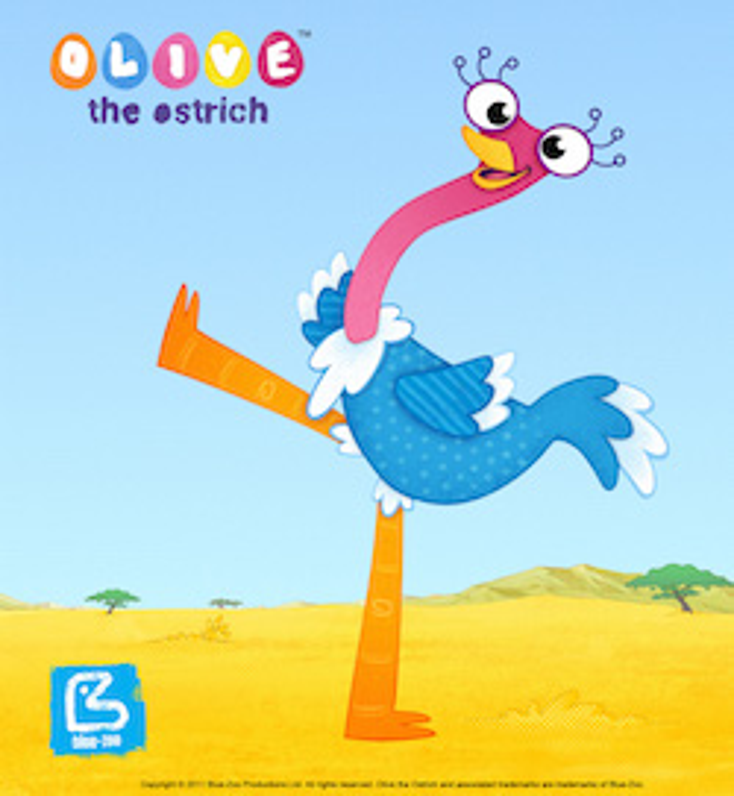 'Olive the Ostrich' Lands on 'PlayKids'
