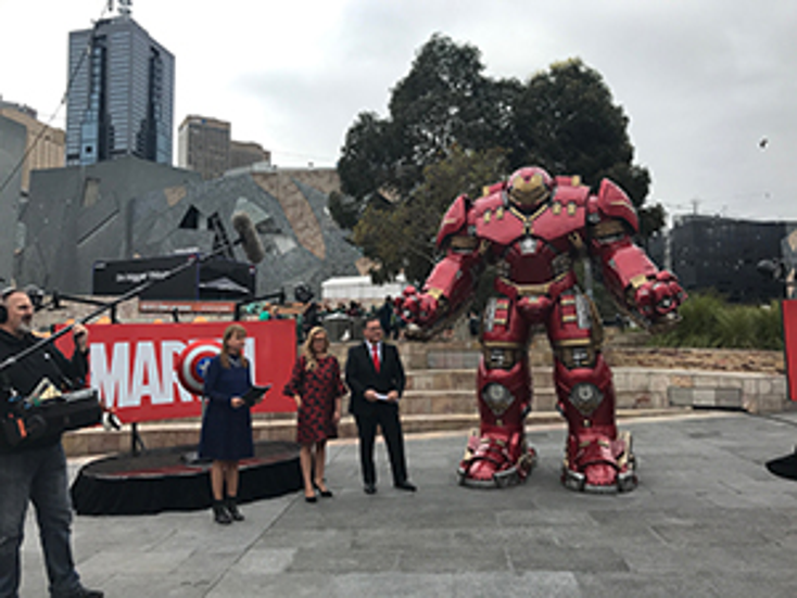 Avengers Experience Heads Down Under