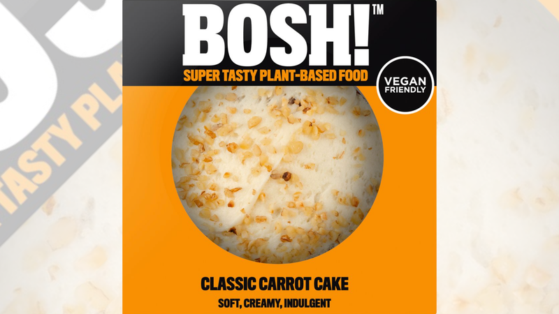 BOSH! plant-based carrot cake.