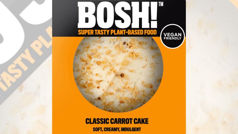 BOSH! plant-based carrot cake. BOSH! plant-based carrot cake.
