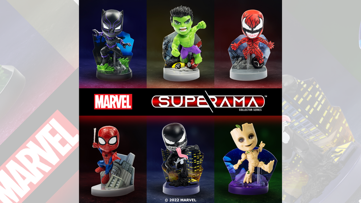 Marvel Superama line. Marvel Superama line.