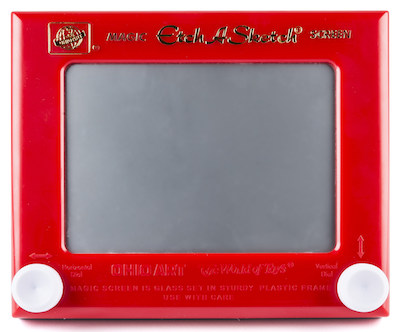 Vintage etch a sketch toy from the 1960s1970s1980s Stock Photo  Alamy