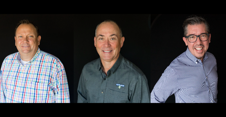 Gary Aigner, Rich Rooney and Scott Flynn, who are all part of PlayMonster c-suite