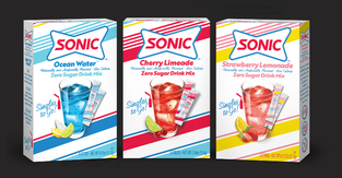 Licensed products from Sonic Drive-In, made by Jel Sert