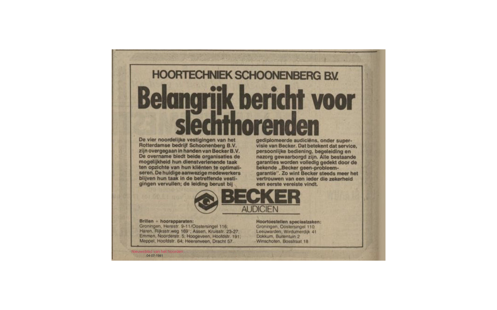 1981 verkoop aan becker 12 winkels.png