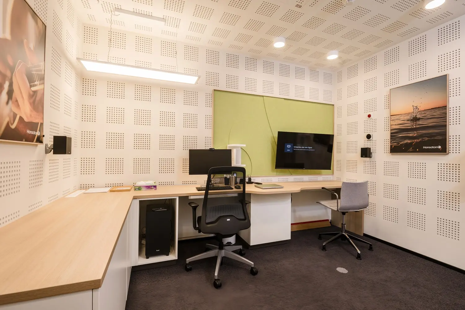 Hörakustikraum im neuen Fachgeschäft in Klagenfurt, Eiskellerstraße 3/4