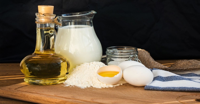 dairy and vegetable oils