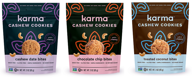 Karma Nuts' cashew cookies