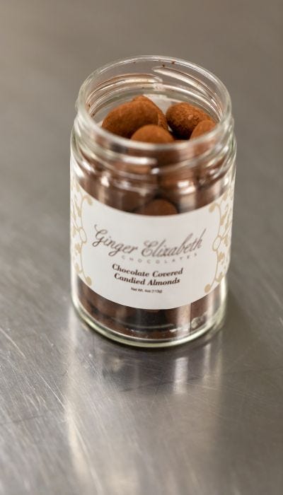 Ginger Elizabeth chocolate almonds