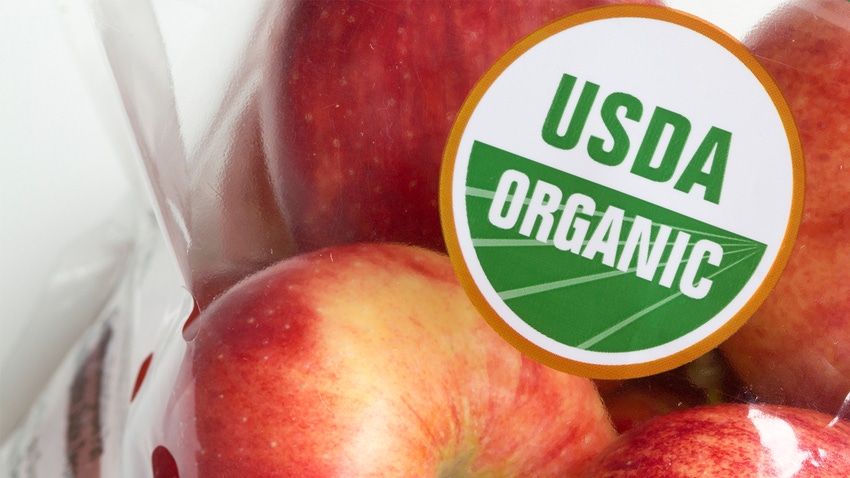 USDA organic produce