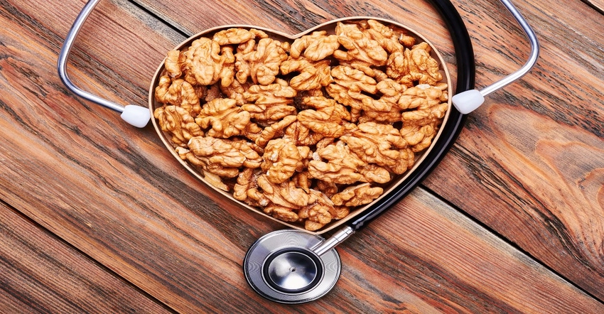 walnuts benefit heart health