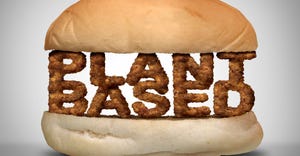 Plant based burger image