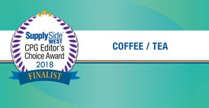 Coffee/tea finalists for 2018 SupplySide CPG Editor’s Choice Award – image gallery