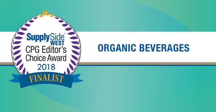 Organic beverages finalists for 2018 SupplySide CPG Editor's Choice Award - image gallery
