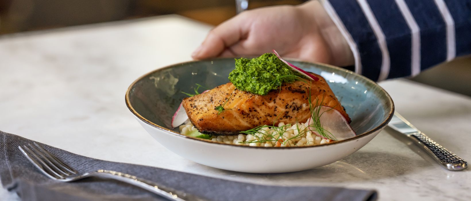 This Dallas food hall has a unique format blending counter service