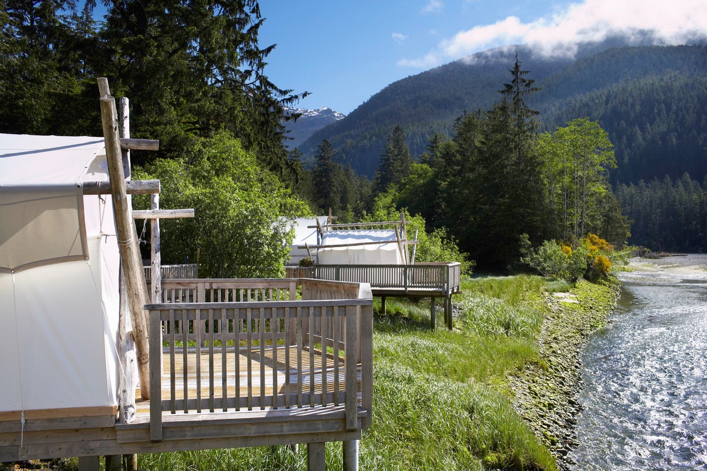 Kanada Glamping Fluss