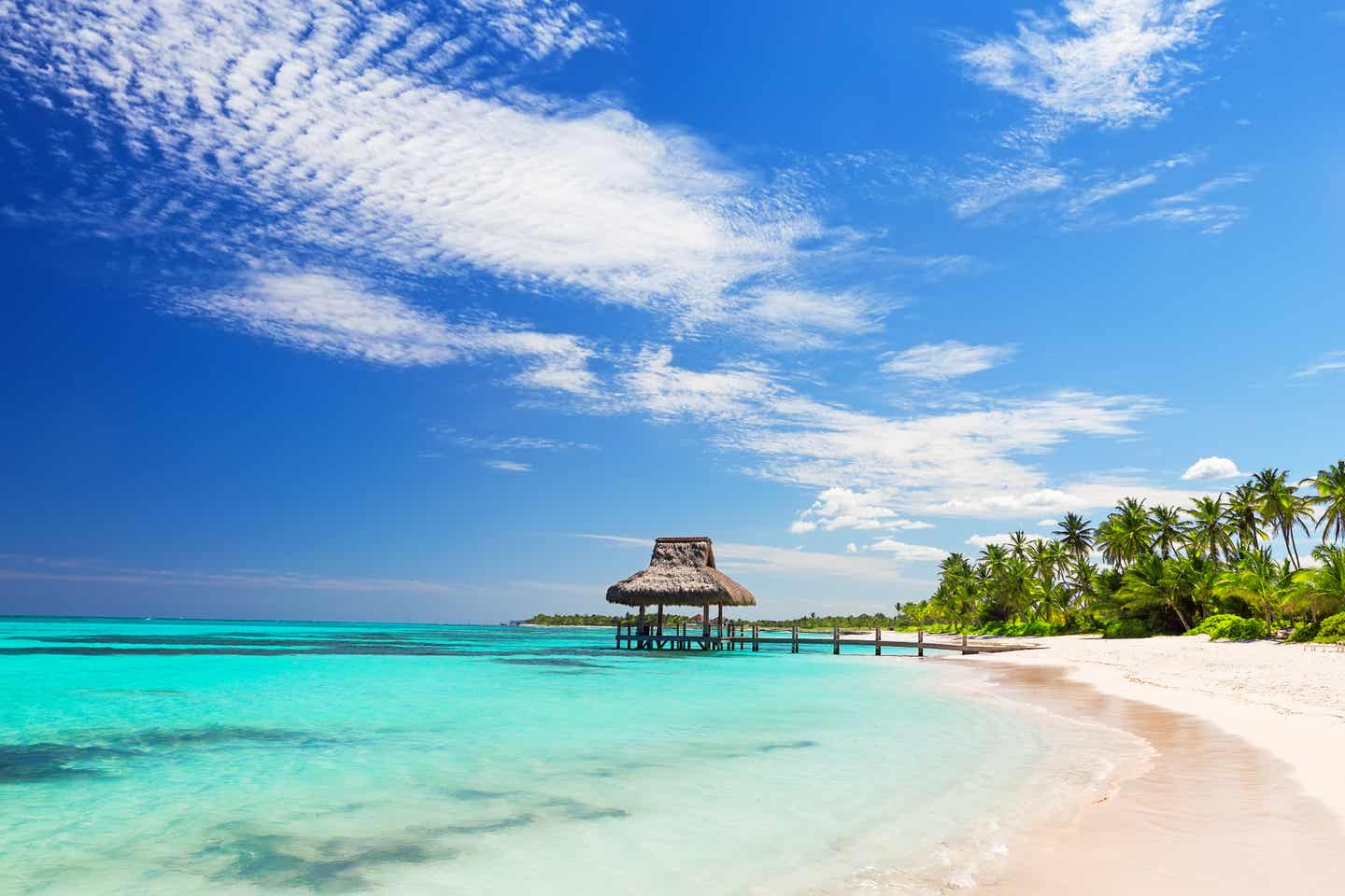 Beste Reisezeit Dominikanische Republik: Strand bei Punta Cana