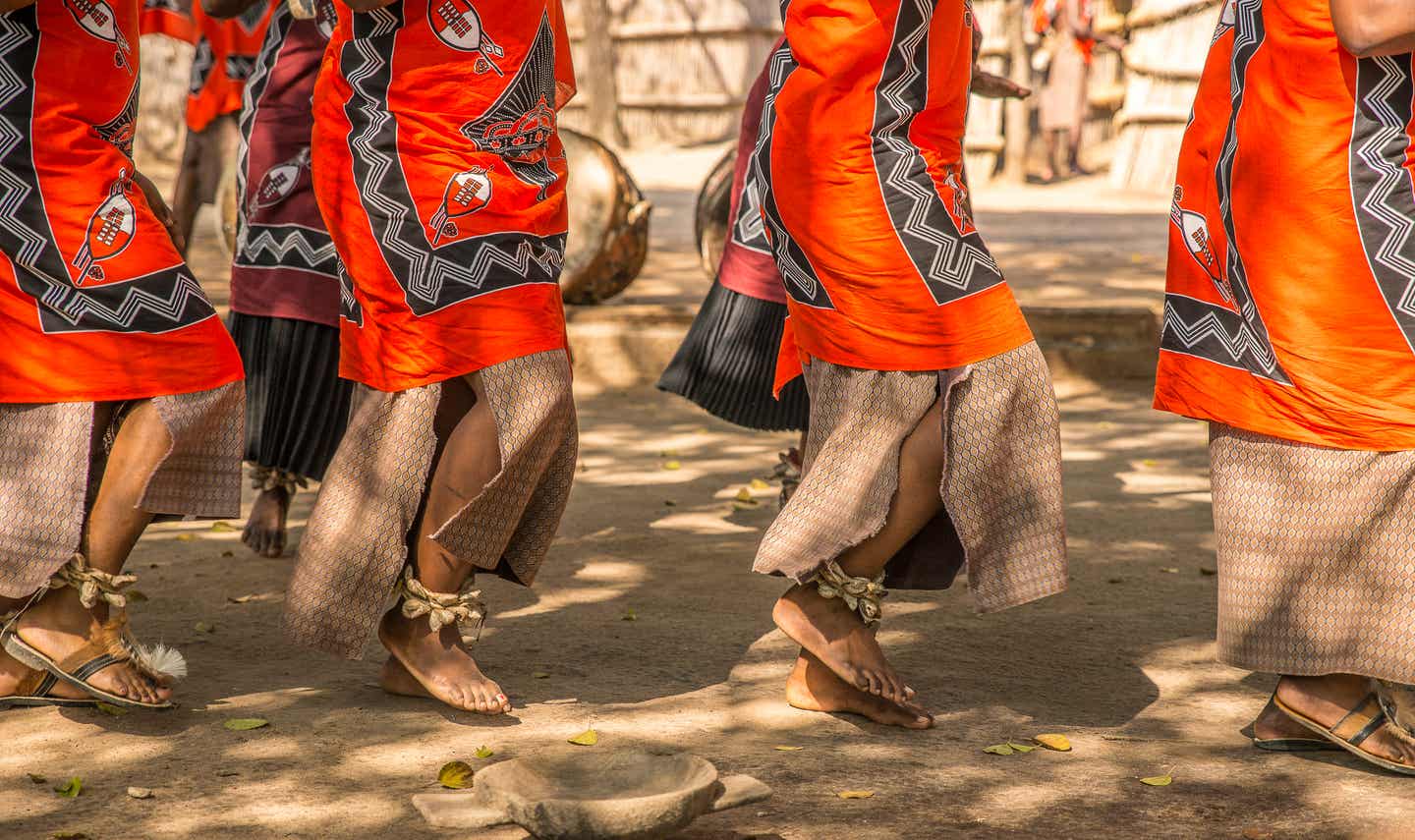 Südafrika Kultur: Traditionelle Tänzer