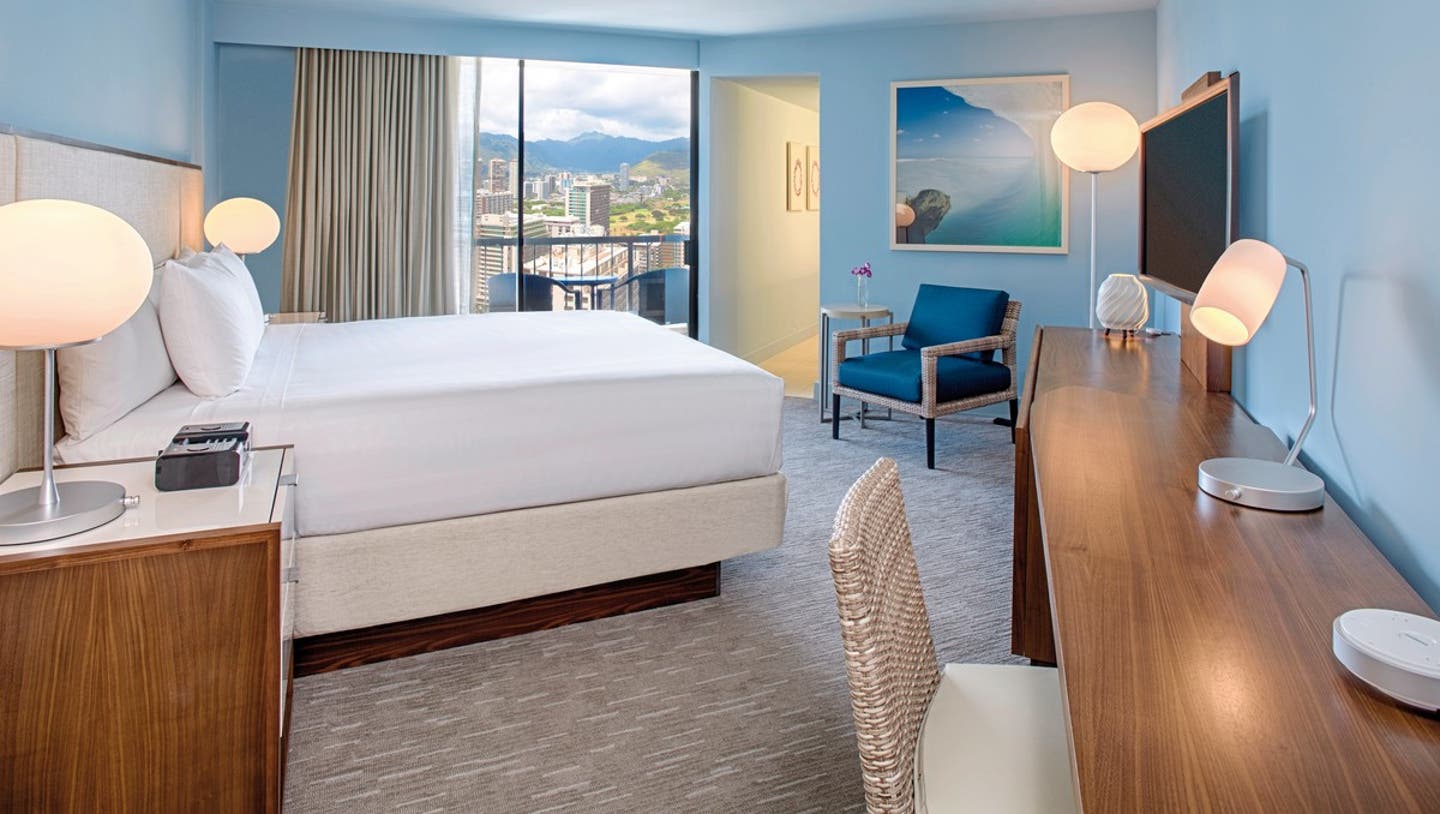 Wohnbeispiel Waikiki City View 1 King Bed