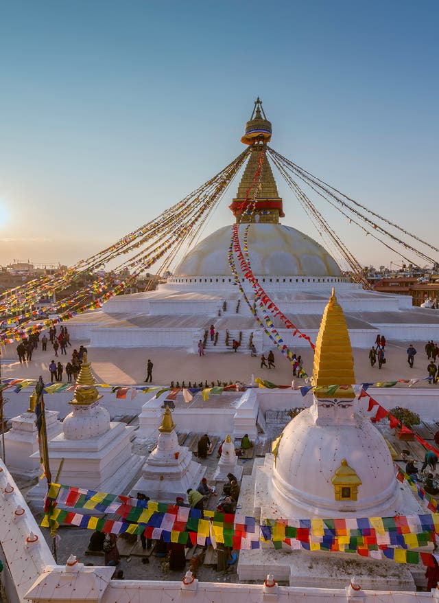 Zur Rundreise Nepal Kathmandu Stupa