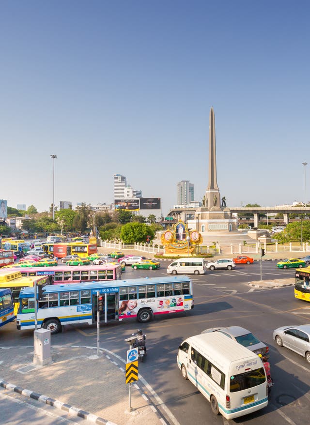 Verkehrsmittel in Bangkok Thailand Bangkok Stadtverkehr
