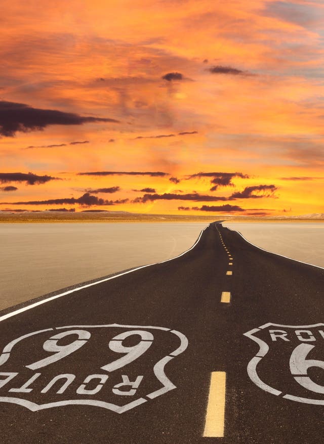 Legendäre und berühmte Straßen USA Route 66