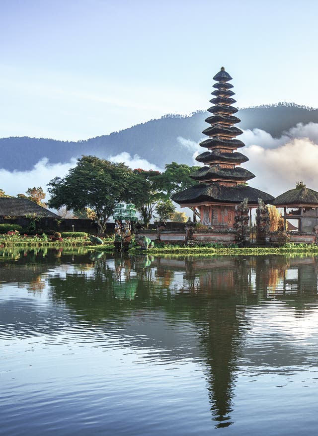Indonesien Urlaub Pura Ulun Danu Bratan Tempel