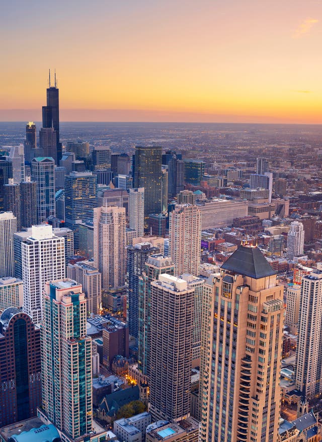 Chicago am Lake Michigan