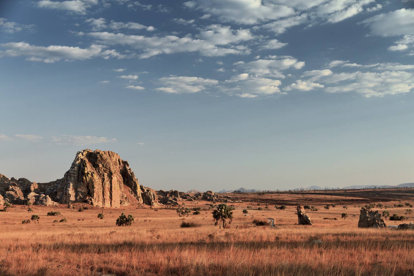 Rundreisen Antananarivo: Panoramabild aus dem Isalo Nationalpark auf Madagaskar